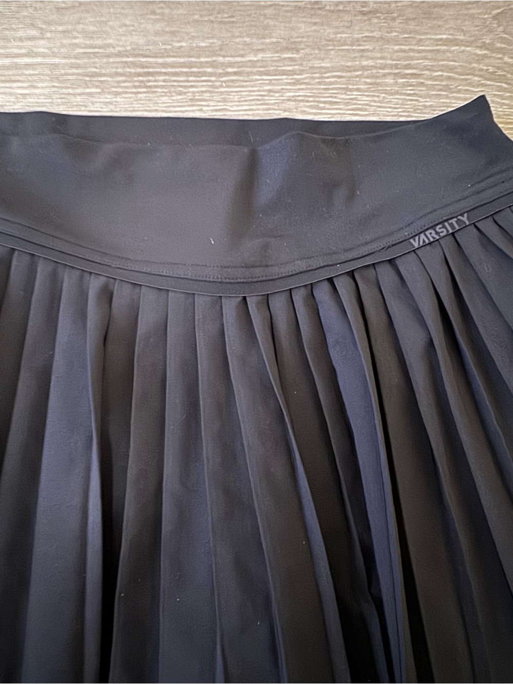 Varsity Black Pleated Athletic Tennis Skort with Built-In Shorts Women’s M - Picture 5 of 10
